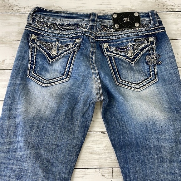 MISS ME CAPRI JEANS SZ 29 Je5872P - Picture 6 of 8